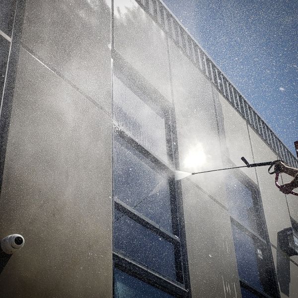 Exterior Building Washing in Bonita Springs